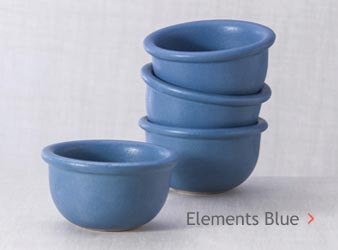 Elements Blue Glazed Stoneware