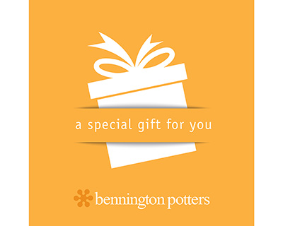Bennington Potters e-Gift Certificate Plus Gold Package Design