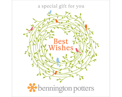 Bennington Potters e-Gift Certificate Plus Wreath Design